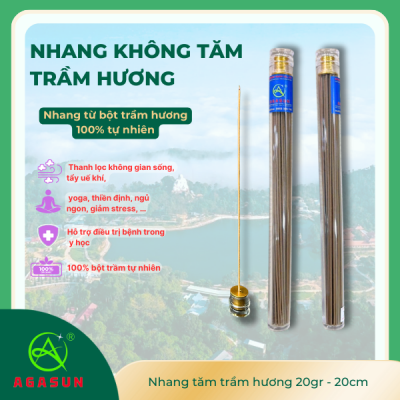 Nhang Không Tăm Trầm Hương [20gr] – Agasun